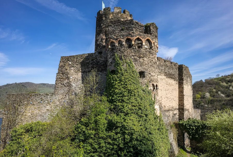 Ruin "Fürstenberg Castle", Oberdiebach, Germany, Germany